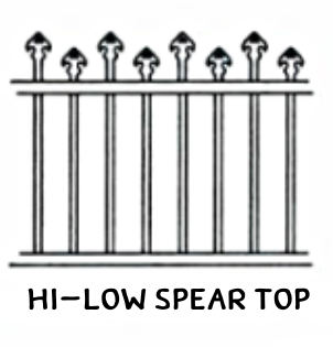 Hi-Low Spear Top